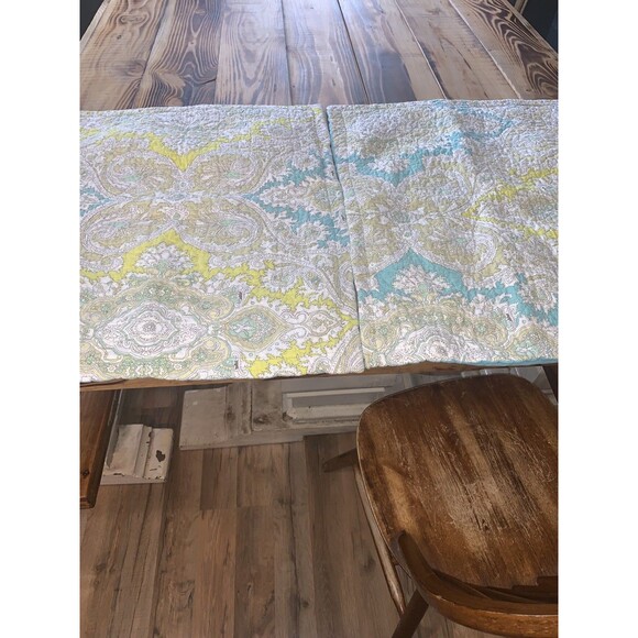 Echo Design 3 piece quilt queenComforter  Sham Set - Picture 2 of 16